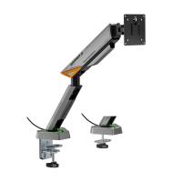 AISENS DT49TSRRGB-347 monitor mount / stand 124.5 cm (49'') Desk Black, Grey