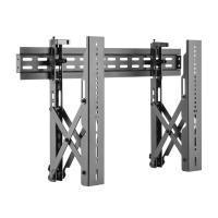 AISENS Levelable Videowall Support and Pop-Out Function for 45Kg TV from 37-70, Black