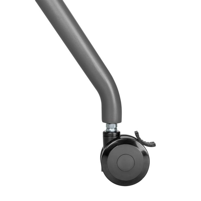 AISENS PRO Floor Stand with Wheel, 1 Tray for Interactive Screen/TV 120Kg from 50-86, Black — image 6 of 9