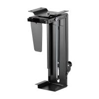 AISENS Rotating and Height Customizable Under Desk CPU Stand with Easy Locking Handle