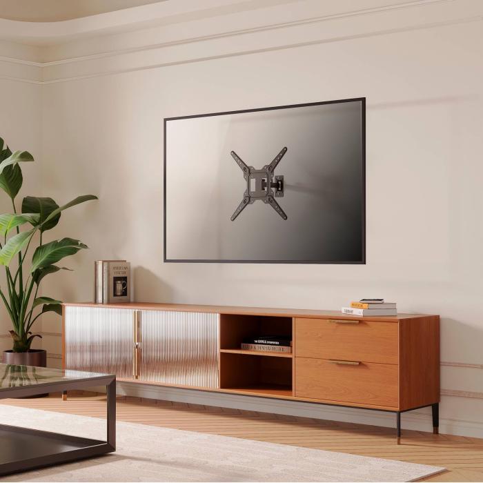 AISENS Swivel ECO Support, Tilt for Monitor/TV 30Kg (2 Pivots) from 23-55, Black — image 6 of 7