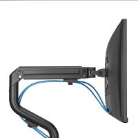 AISENS Table Stand ECO Swivel and Tilt Counterweight for Monitor/TV 8Kg (3 Pivots, 2 Arms) from 17-32, Black, view image 5 of 9