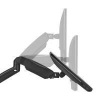 AISENS WT32TSR-225 monitor mount / stand 81.3 cm (32'') Wall Black, view image 3 of 6