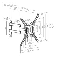 AISENS WT65TSE-417 TV mount/stand 165.1 cm (65'') Black, view image 14 of 14