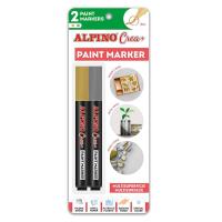 Alpino AR000252 paint marker Gold, Silver 2 pc(s)