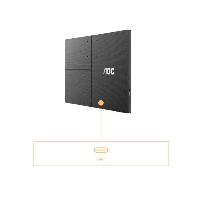 AOC 16T3EA portable TV/monitor Black 39.6 cm (15.6'') 1920 x 1080 pixels — image 16 of 26