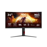 AOC G4 34'' CU34G4CA computer monitor 86.4 cm (34'') 3440 x 1440 pixels Black, Red