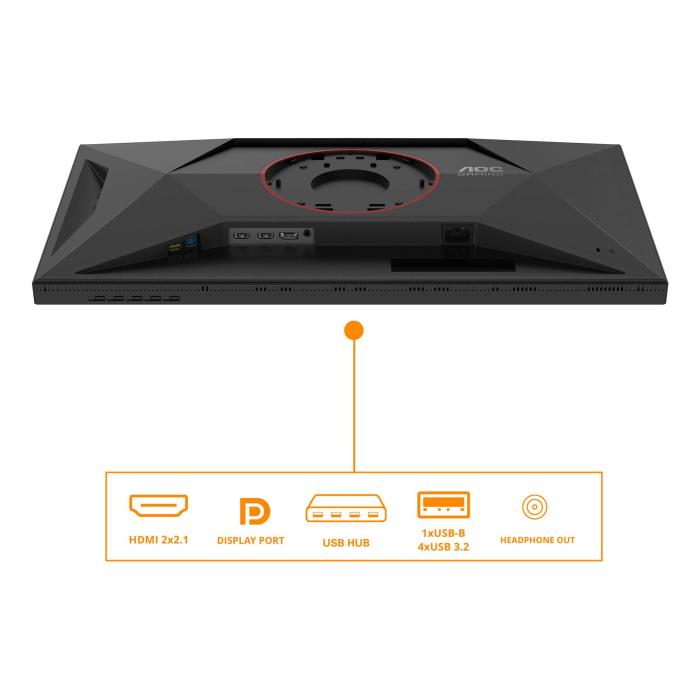 AOC G4 U27G4XM computer monitor 68.6 cm (27'') 3840 x 2160 pixels 4K Ultra HD LED Black, Red — image 25 of 42