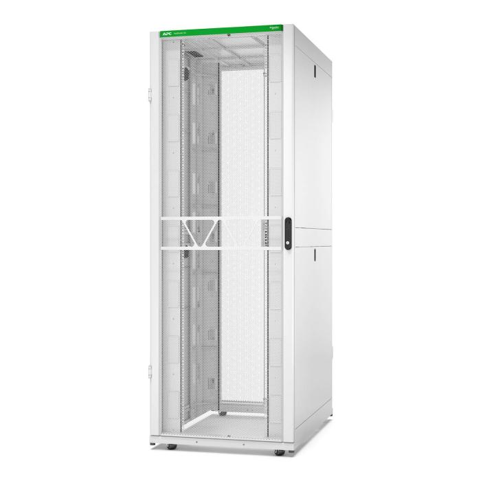 APC NetShelter SX Server Rack Gen 2, 48U, 2258H x 800W x 1200D mm, with Sides, White — image 3 of 4