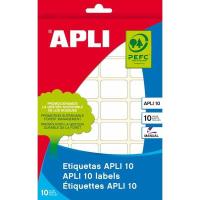 APLI 01639 self-adhesive label Rectangle Permanent White 420 pc(s)