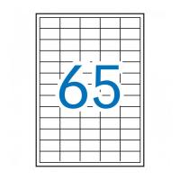 APLI 03052 self-adhesive label Square Removable White 100 pc(s)