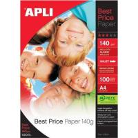APLI 11804 photo paper A4 White Gloss