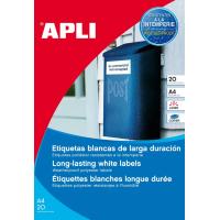 APLI 12112 printer label White Self-adhesive printer label