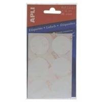 APLI Circular labels 5 sheets 13 x 13mm Green self-adhesive label 175 pc(s)