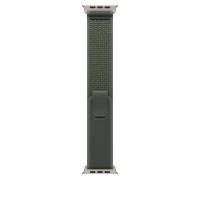 Apple 49mm Green Trail Loop - S/M - Natural Titanium Finish