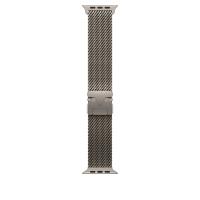 Apple 49mm Natural Titanium Milanese Loop - Large