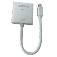 Approx appC13V2 0.18m Mini DisplayPort VGA (D-Sub) White