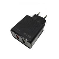 Approx APPUSBWALLQC mobile device charger Universal Black AC Fast charging Indoor
