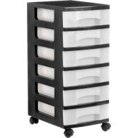 Archivo 2000 1106R CS TL office drawer unit Black Plastic