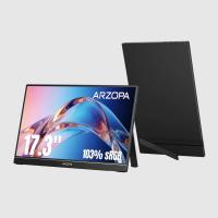 Arzopa A1M Portable monitor Black 43.9 cm (17.3'') LCD 1920 x 1080 pixels