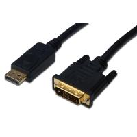 ASSMANN Electronic AK-340301-020-S video cable adapter 2 m DisplayPort DVI-D Black