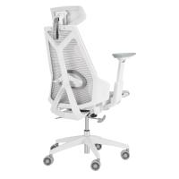 ASUS ROG Destrier Ergo Core White PC gaming chair Mesh seat, view image 3 of 12
