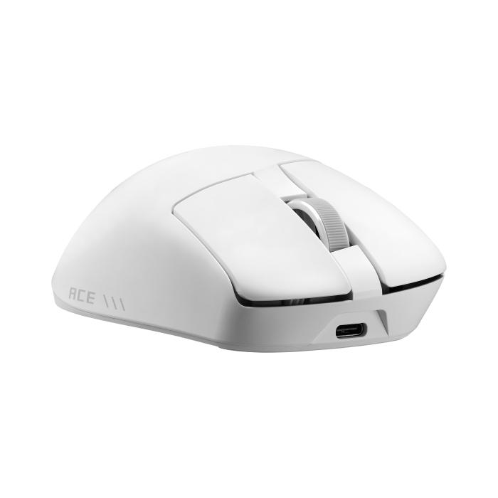 ASUS ROG Gladius IV Ace WHT mouse Gaming Right-hand RF Wireless + Bluetooth + USB Type-A Optical 65000 DPI — image 5 of 20