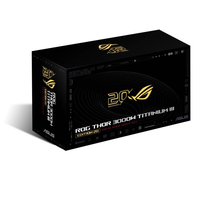 ASUS ROG Thor 3000W Titanium III Edition 20 power supply unit 20+4 pin ATX ATX Black — image 57 of 58