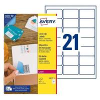 Avery L4613-25 self-adhesive label Round Permanent White 525 pc(s)