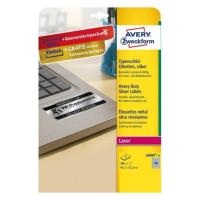 Avery L6009-8 printer label Silver Self-adhesive printer label