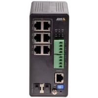 Axis 01633-001 network switch Managed Gigabit Ethernet (10/100/1000) Power over Ethernet (PoE) Black