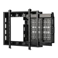 B-Tech Flat Screen Wall Mount with Slide-Out AV Storage Tray (VESA 600 x 400)
