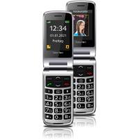 Beafon SL645plus 7.11 cm (2.8'') 120 g Black, Silver Camera phone