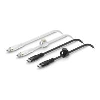 Belkin BoostCharge Pro Flex USB cable USB 2.0 1 m USB C Black, White