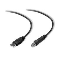 Belkin F3U154CP1.8M USB cable USB 2.0 1.8 m USB A USB B Black