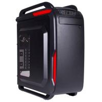 Black Lion IT1523 Midi Tower Black, Red