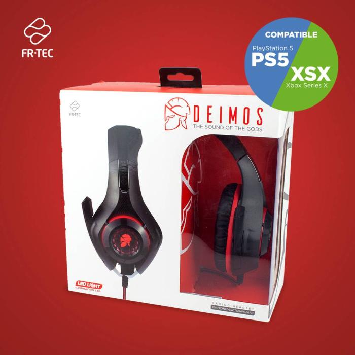 Blade FT2005 headphones/headset Wired Head-band Gaming Black, Red — image 6 of 6
