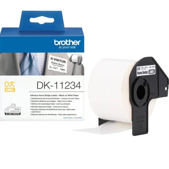 Brother DK-11234 printer label White Self-adhesive printer label — image 2 of 3