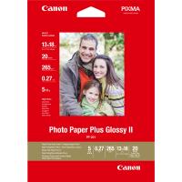 Canon PP-201 Glossy II Photo Paper Plus 5x7'' - 20 Sheets