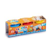 Carioca 43179 pottery/modelling compound Modeling dough 225 g Blue, Red, Yellow 3 pc(s)