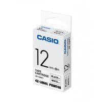 Casio XR-12WE1 label-making tape Black on white