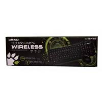 Catkil Wireless pack Chicago keyboard Mouse included Home RF Wireless QWERTY Spanish Black