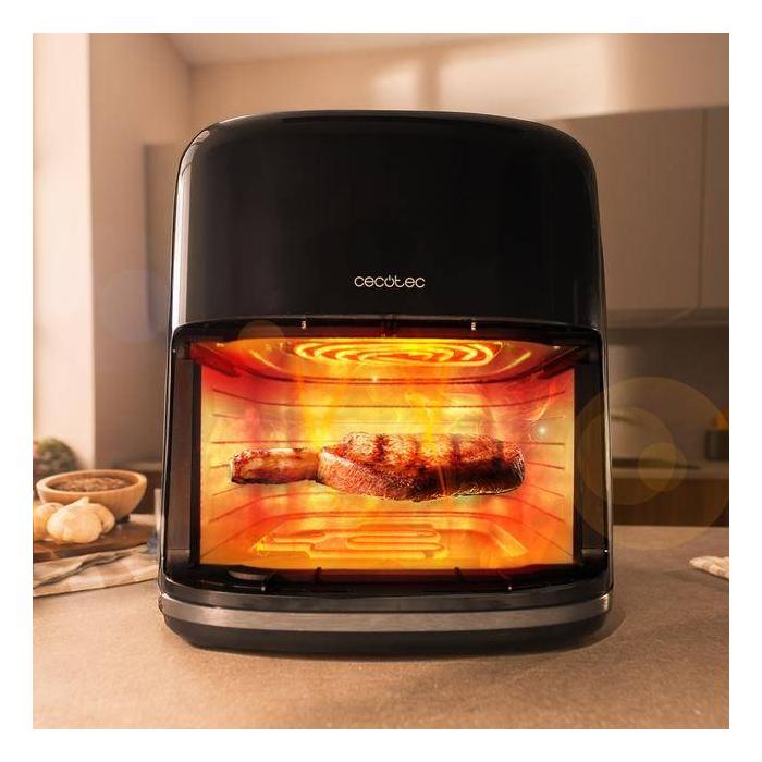 Cecotec Cecofry&Grill Smokin'Prime 4500 Single 4 L Stand-alone 1900 W Hot air fryer Black — image 8 of 28