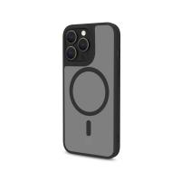 Celly Magmatt mobile phone case 15.5 cm (6.1'') Cover Black, Transparent