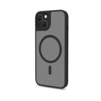 Celly Magmatt mobile phone case 17 cm (6.7'') Cover Black, Transparent