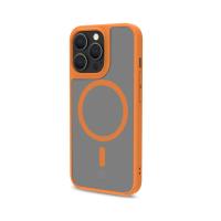 Celly Magmatt mobile phone case 17 cm (6.7'') Cover Transparent, Yellow
