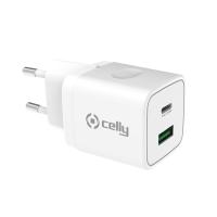 Celly TC2USBUSBC20WWH mobile device charger Smartphone, Smartwatch, Tablet White AC Indoor