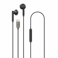 Celly UP1100TYPEC Headphones Wired In-ear Calls/Music USB Type-C Black