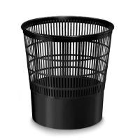 CEP 1002370011 trash can 16 L Round Polypropylene (PP) Black