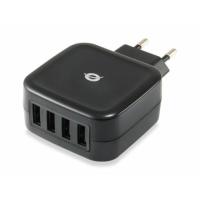 Conceptronic ALTHEA04B mobile device charger Universal Black AC Indoor
